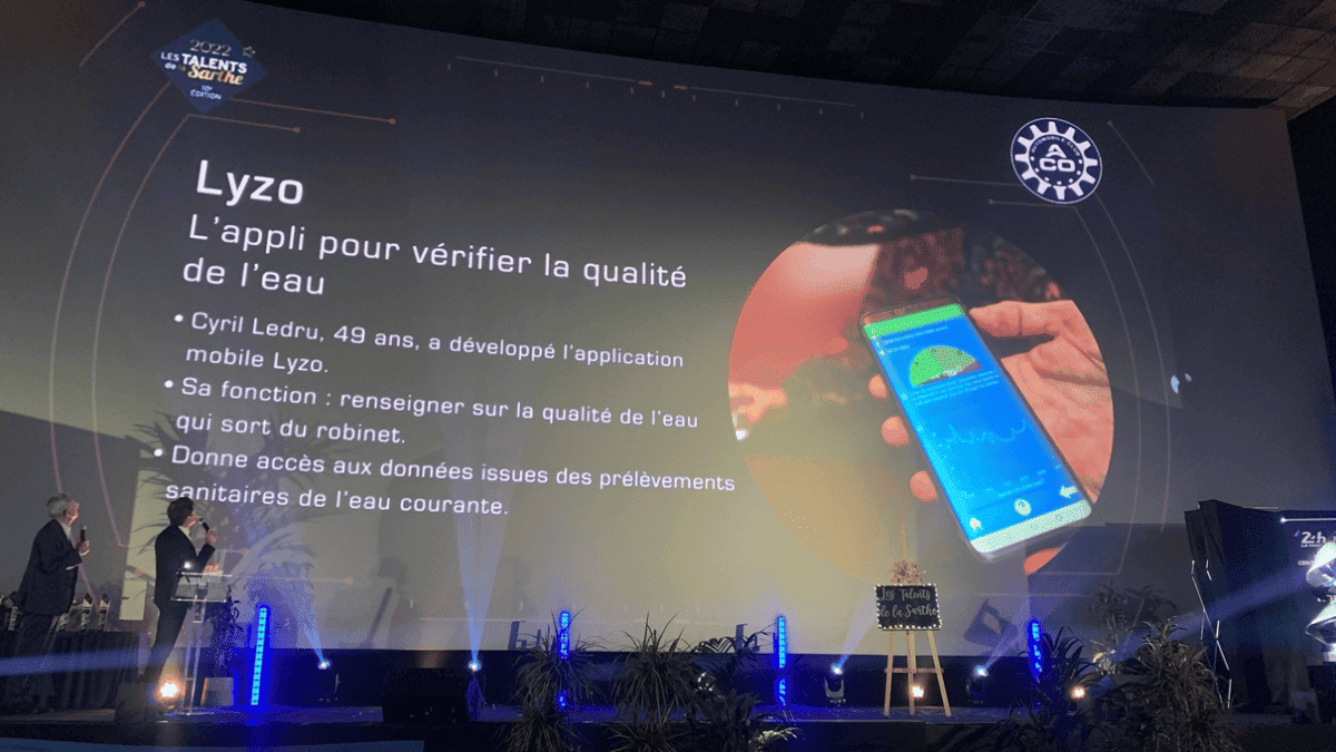 LYZO présentée comme l'appli pour vérifier la qualité de l'eau
